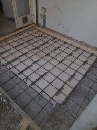 Glatte Betonfläche