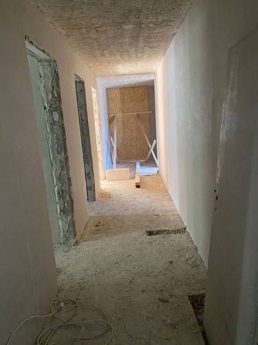 Verputzte Wand